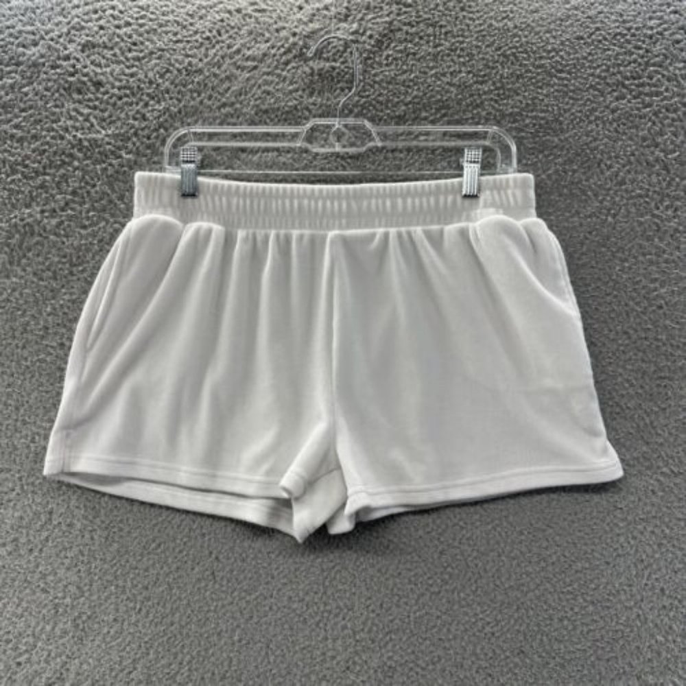 Luzette Shorts Women's XL White Elastic Waist Soft Casual Shorts Ladies Size XL‎